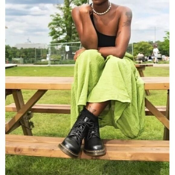 Dr. Marten's Boots Original 1460 Smooth Leather Black Men's 7 Women's 9 Unisex - Picture 2 of 12